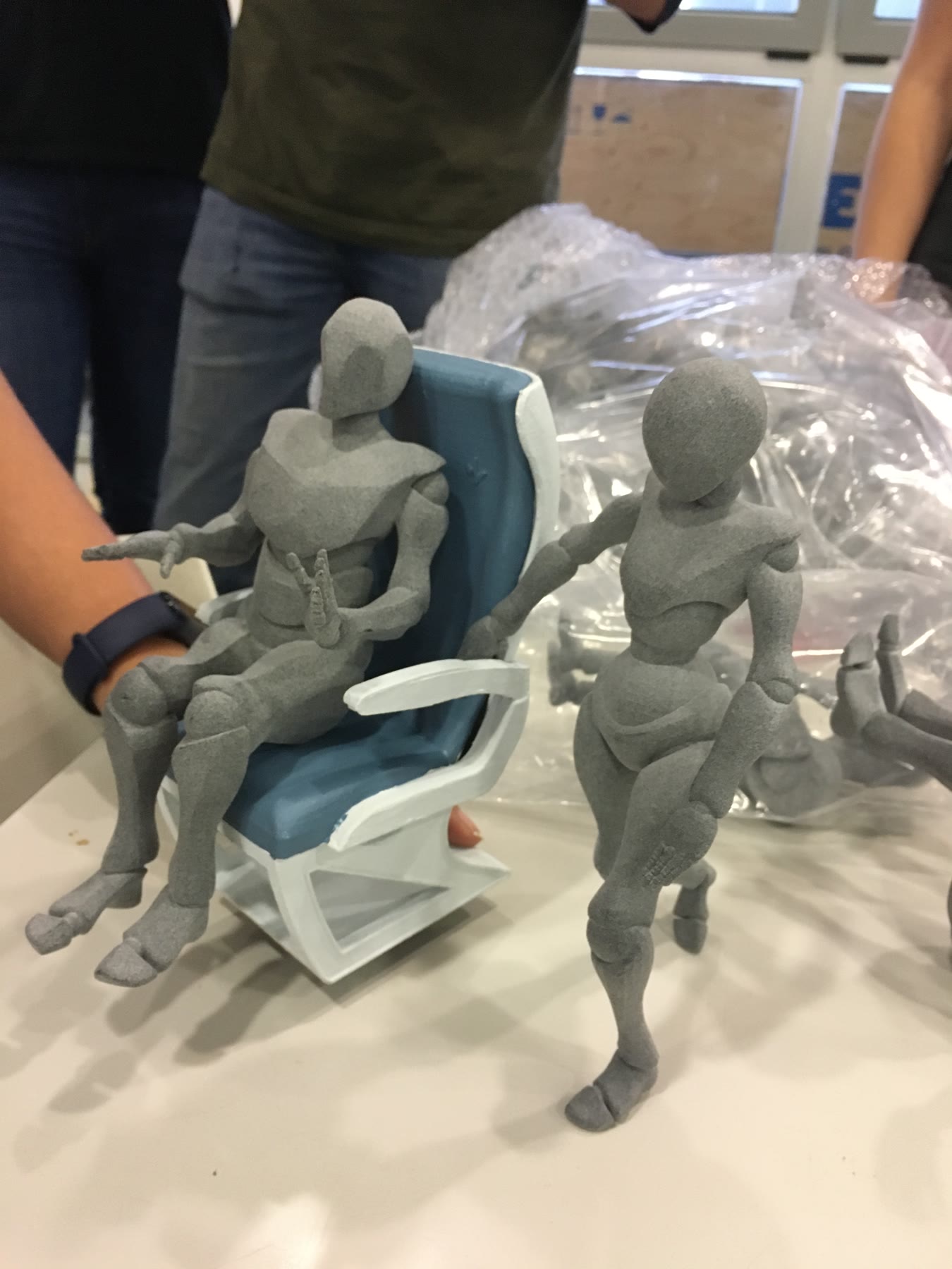 Estudio de escala y postura para el asiento